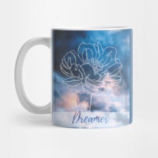 Sky Dreams clouds flower dreamer aesthetic beauty love Mug